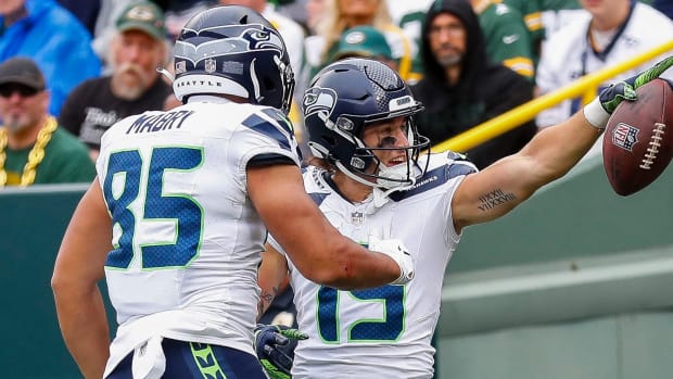 Becoming a fan favorite in exhibition play, Jake Bobo scored a pair of touchdowns for the Seahawks, but he had already made a statement on the practice field before then.